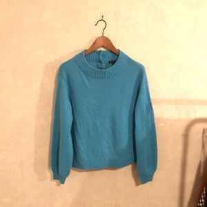 Who What Wear Blue Pullover Sweater